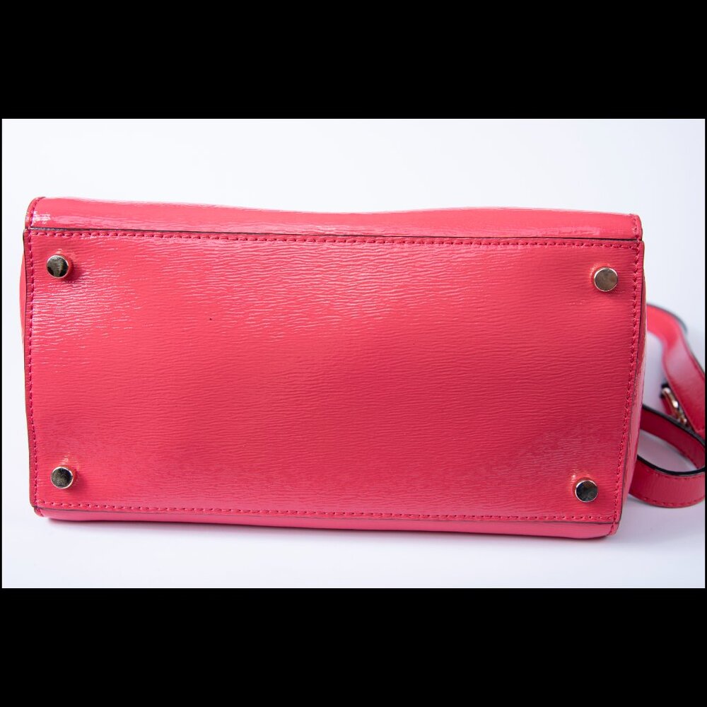 Kate Spade Beacon Court Jeanne Strawberry Patent Leather Satchel Purse EUC - Picture 6 of 8